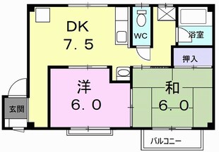 パステルハイツ坂の物件間取画像